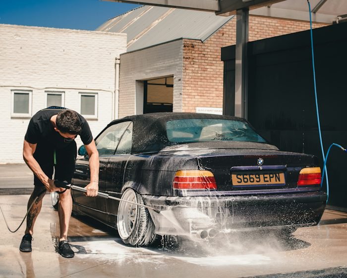 Lavado premium con espuma activa